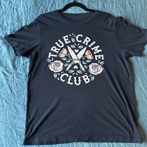 True Crime Club Black T-Shirt